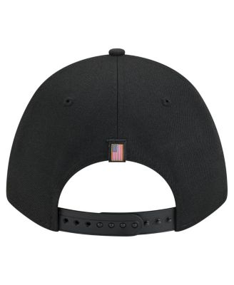 Men's Black Baltimore Orioles American Flag 9FORTY M-Crown A-Frame Adjustable Hat