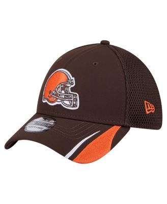 New Era - Men's Brown Cleveland Browns Game Day Linear 39THIRTY Flex Hat