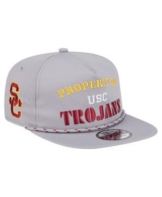 New Era - Men's Gray USC Trojans Golfer Vintage Adjustable Hat