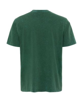 Men's Green Boston Celtics Distressed Rock Roll Collection Angus Premium Mineral Wash T-Shirt