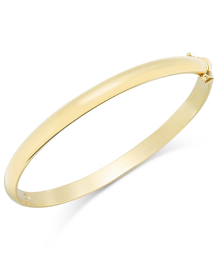14k Yellow Gold Bangle Bracelet 