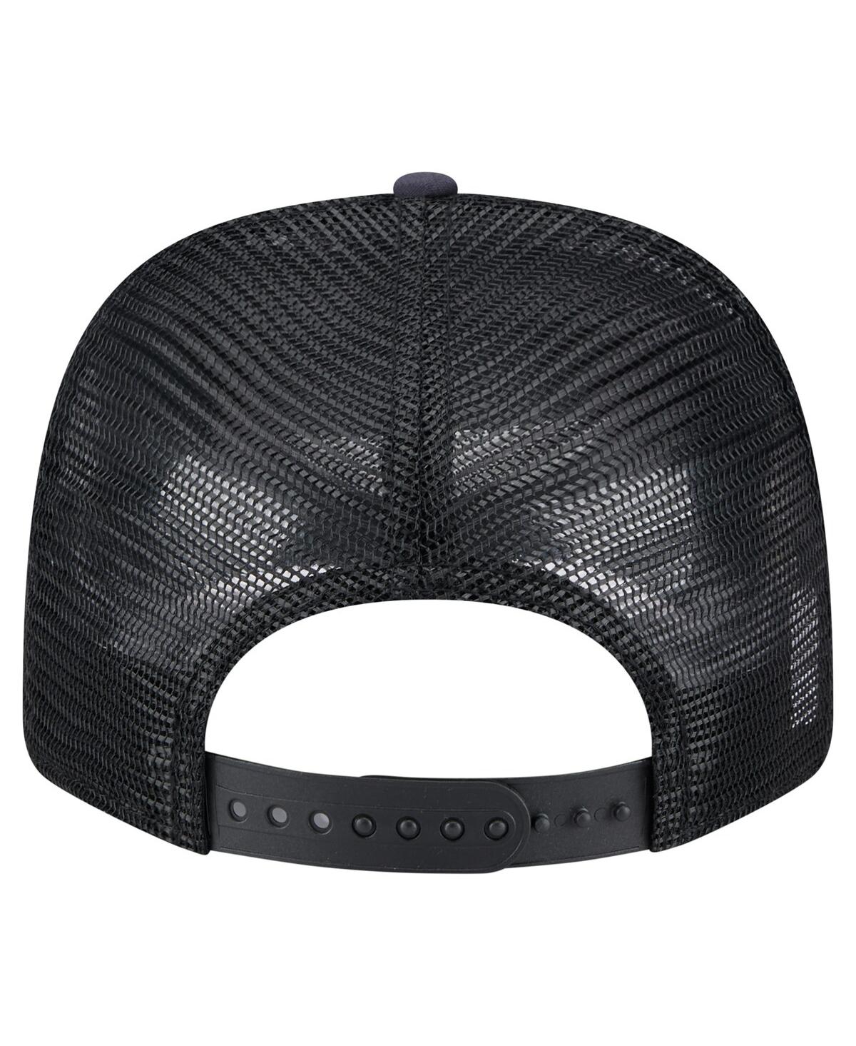New Era Men's Navy/Black Cleveland Browns Adventure Drinks Pattern 9SEVENTY Stretch-Snap Hat