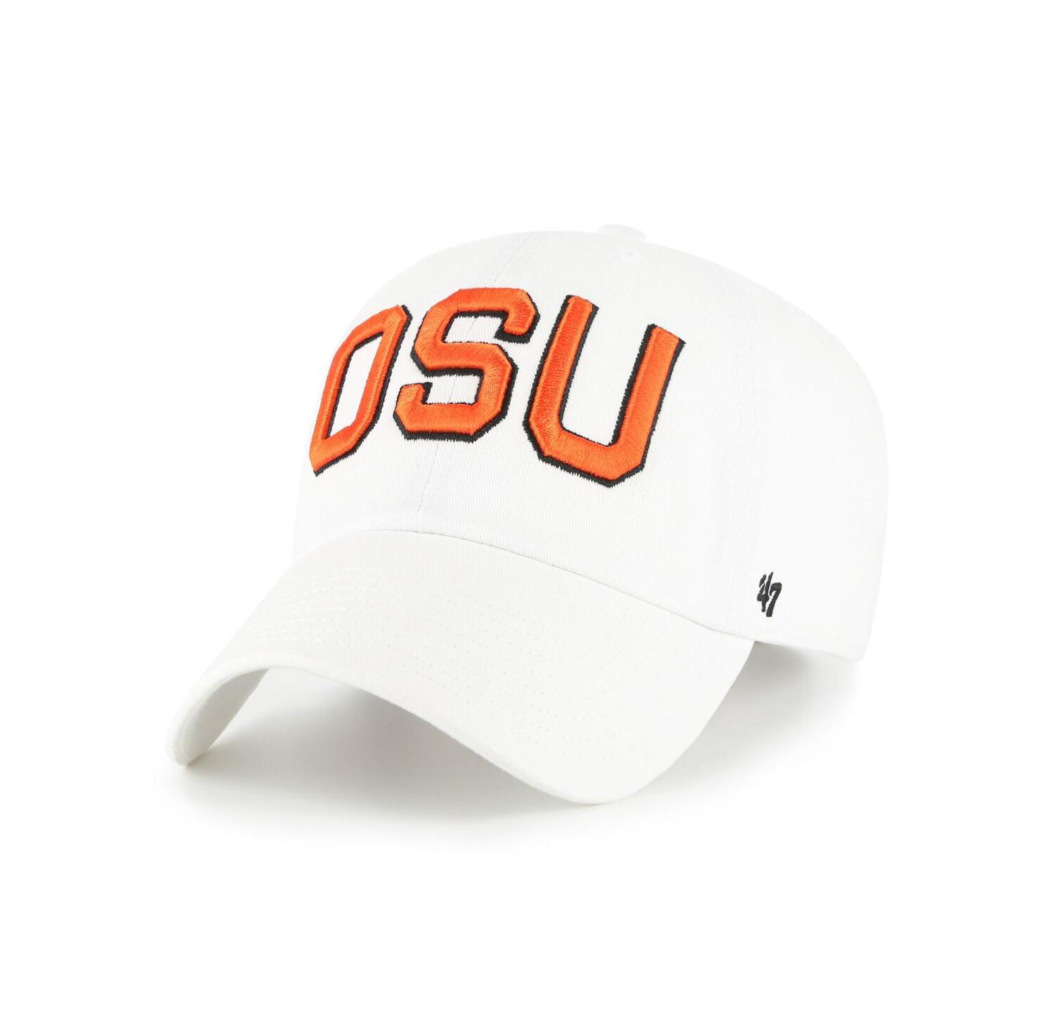Men's White Oregon State Beavers Vault Clean Up Adjustable Hat
