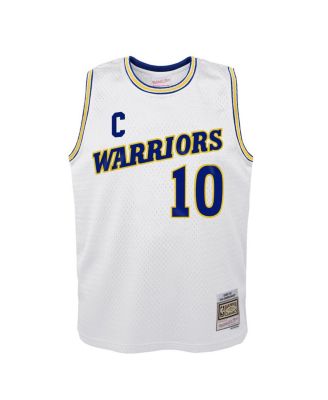 Big Boys and Girls White Tim Hardaway Golden State Warriors 1990-91 Hardwood Classics Swingman Throwback Home Jersey