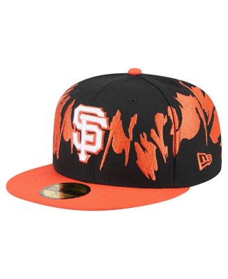 New Era - Men's Black/Orange San Francisco Giants Retro Pattern 59FIFTY Fitted Hat