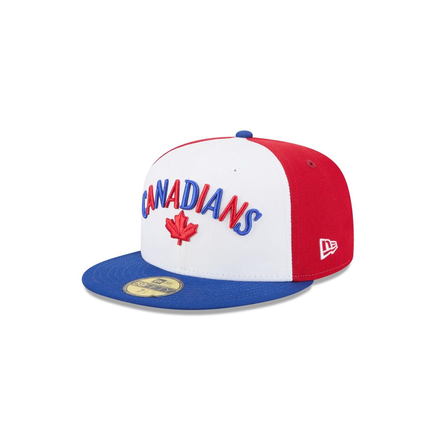 Мужская кепка New Era White Vancouver Canadians Theme Nights 59FIFTY Fitted Hat — фото 1
