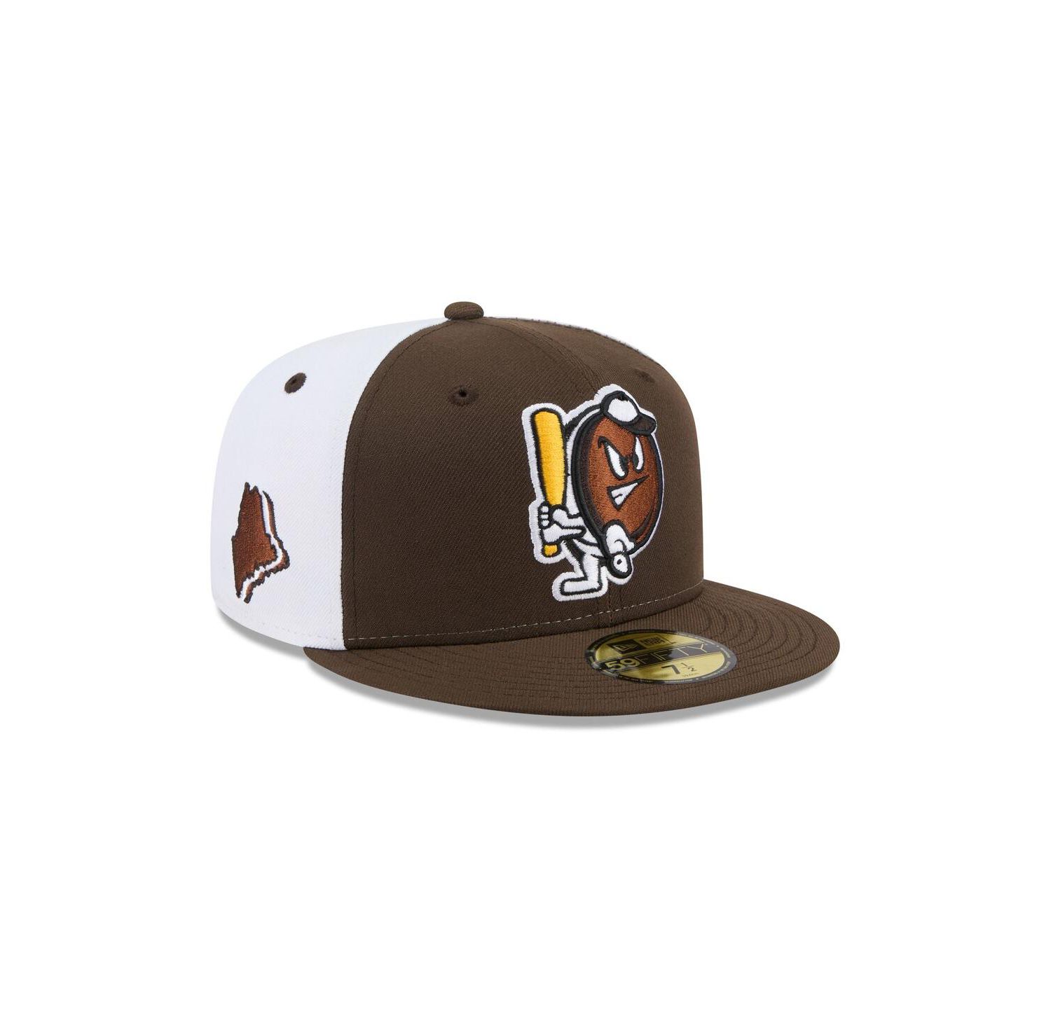 Men's Brown Portland Sea Dogs Theme Nights 59FIFTY Fitted Hat