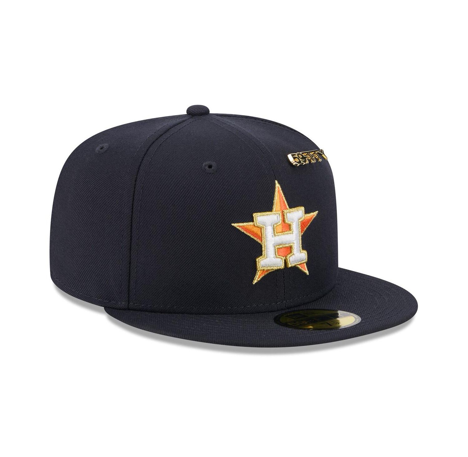 Men's Navy Houston Astros 2025 59FIFTY Day 59FIFTY Fitted with Pins Hat