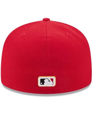 Men's Red Cincinnati Reds 2025 59FIFTY Day 59FIFTY Fitted with Pins Hat