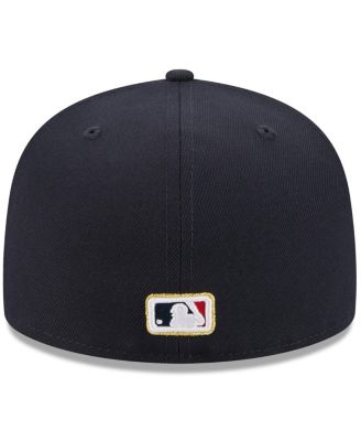 Men's Navy Atlanta Braves 2025 59FIFTY Day 59FIFTY Fitted with Pins Hat