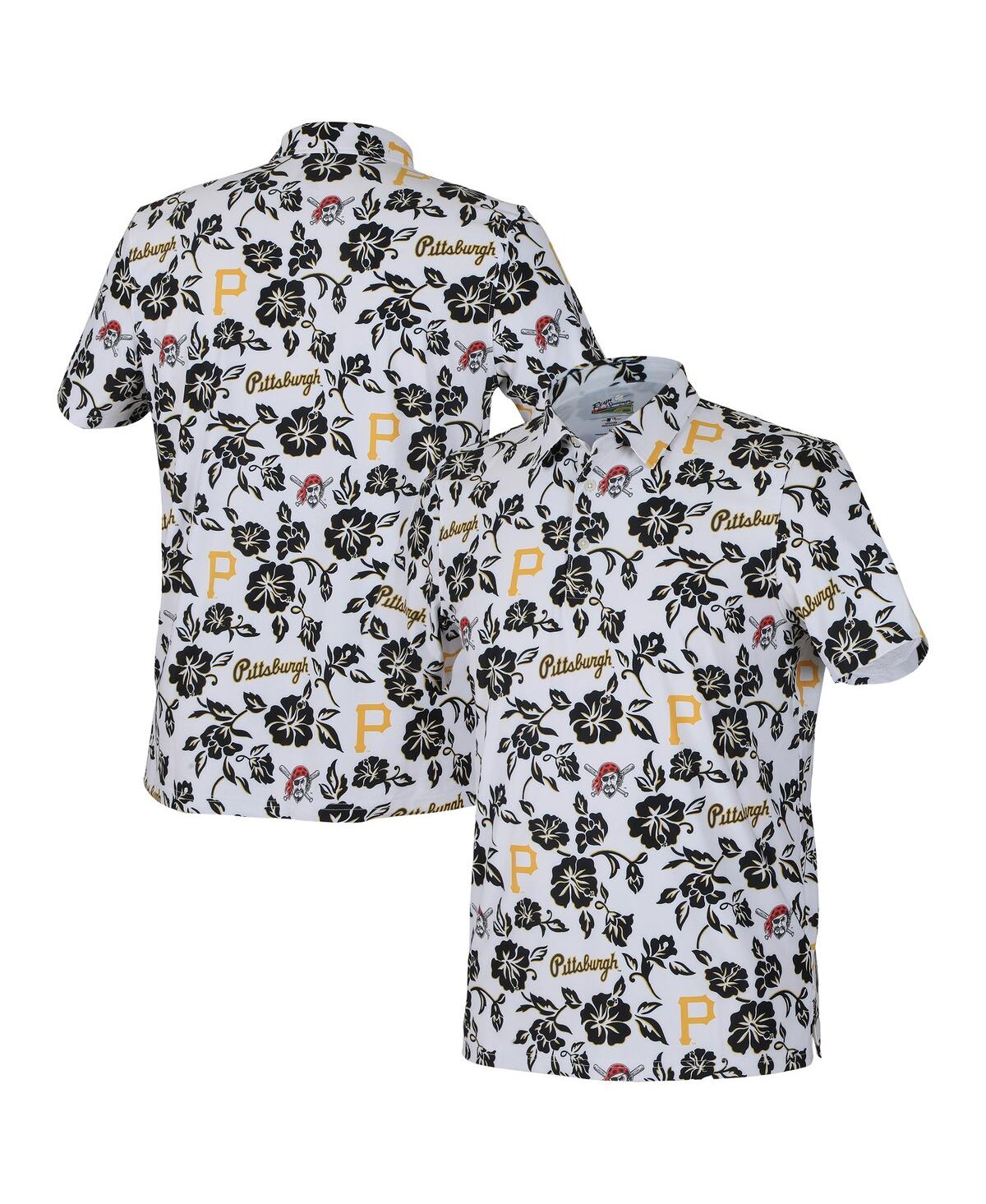 Men's White Pittsburgh Pirates Pua Performance Polo Shirt - White