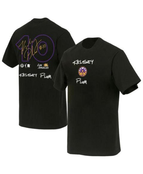 Футболка Round21 Black Kelsey Plum Los Angeles Sparks Boxy Signature Name & Number