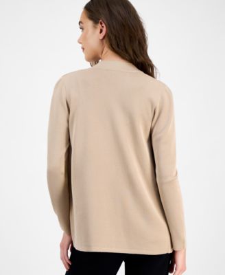 Women's Malibu Fine Rib Open-Front Cardigan