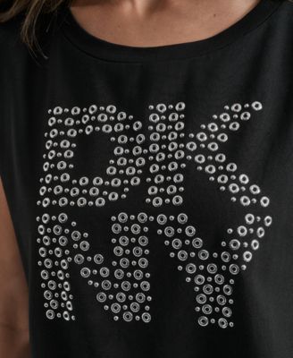 Women's Grommet Stack Logo Crewneck T-Shirt