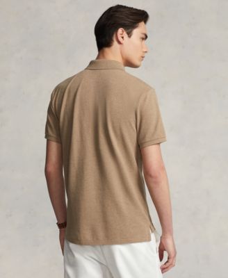 Men's Cotton Custom Slim Fit Mesh Polo Shirt