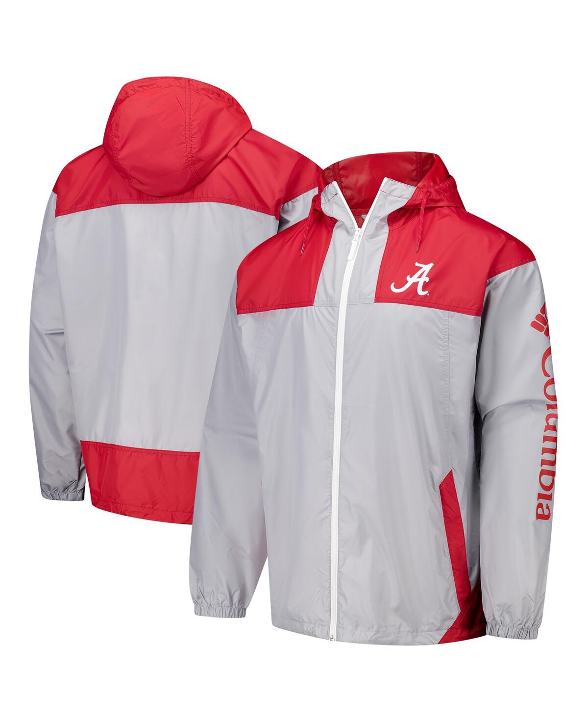 Men's Gray Alabama Crimson Tide Flash Challenger Ii Omni-Shade Full-Zip Windbreaker Jacket - Gray