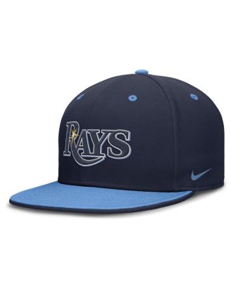 Nike - Men's Navy/Light Blue Tampa Bay Rays True Primetime Two-Tone Performance Fitted Hat