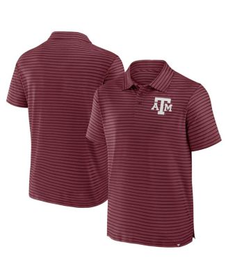 Fanatics - Men's Maroon Texas A M Aggies Victory Calls Stripe Polo
