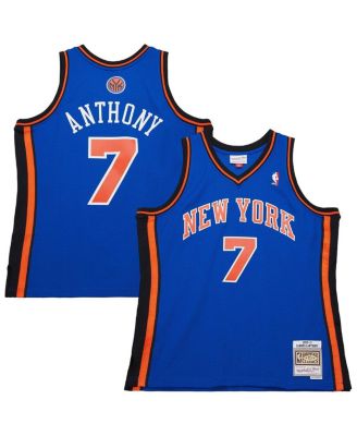 Men's Carmelo Anthony Blue New York Knicks 2010/11 Swingman Jersey