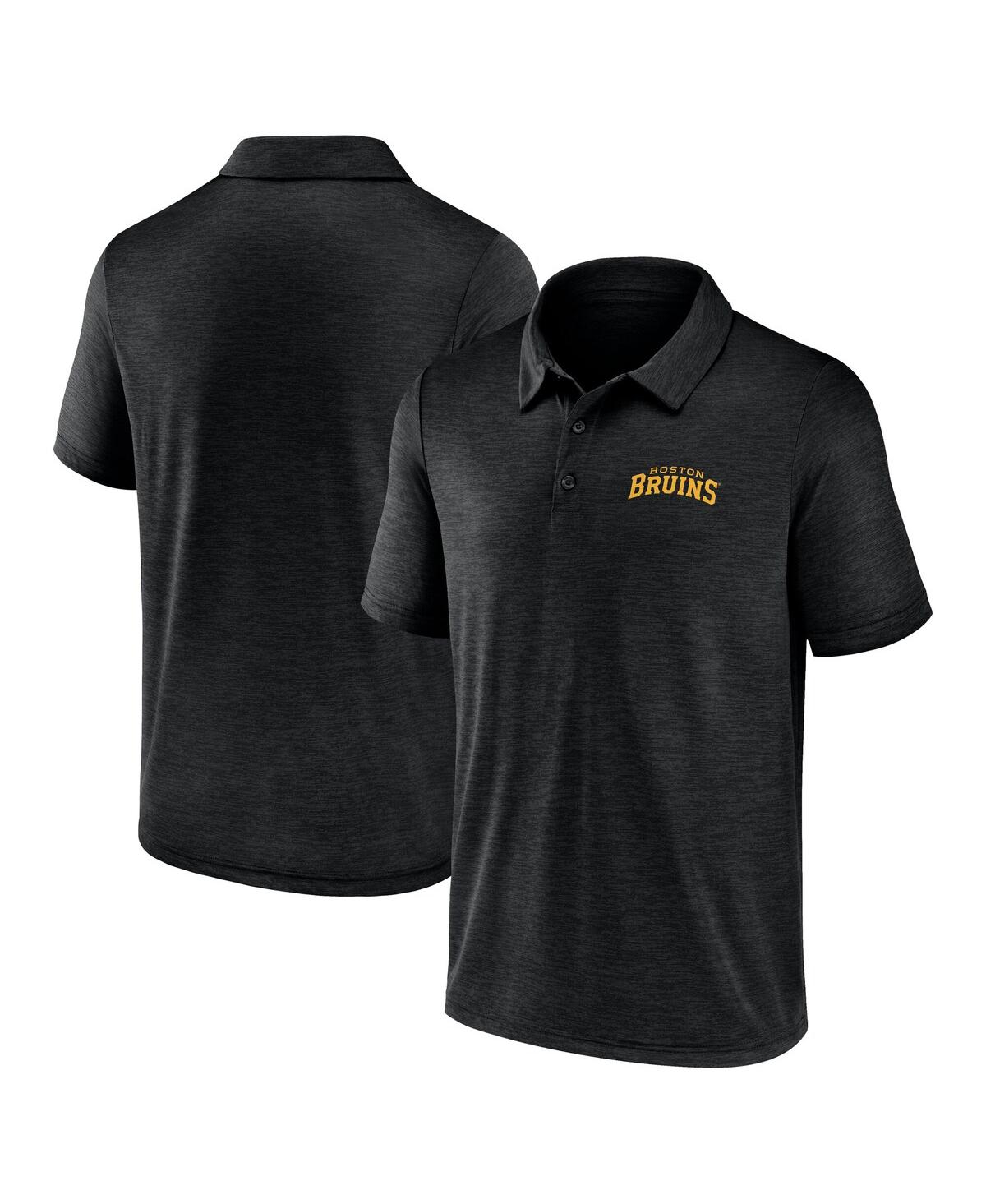 Men's Black Boston Bruins Unstoppable Polo Shirt - Black
