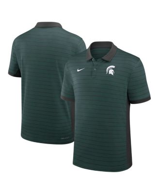Nike - Men's Green Michigan State Spartans 2025 Early Season Coaches Sideline Victory Stripe Performance Polo