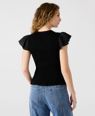 Women's Smocked Ruffle Cecilie Top