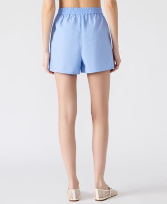 Women's Pleated Pull-On Shorts