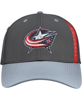 Men's Charcoal/Gray Columbus Blue Jackets Authentic Pro Training Camp Flex Hat
