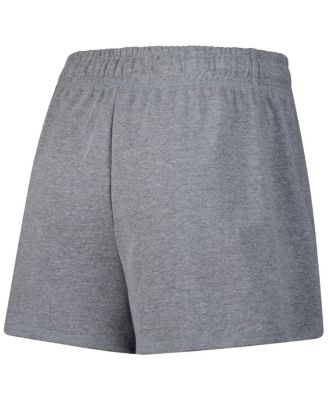 Women's Heather Gray Boston Bruins Logo Shorts