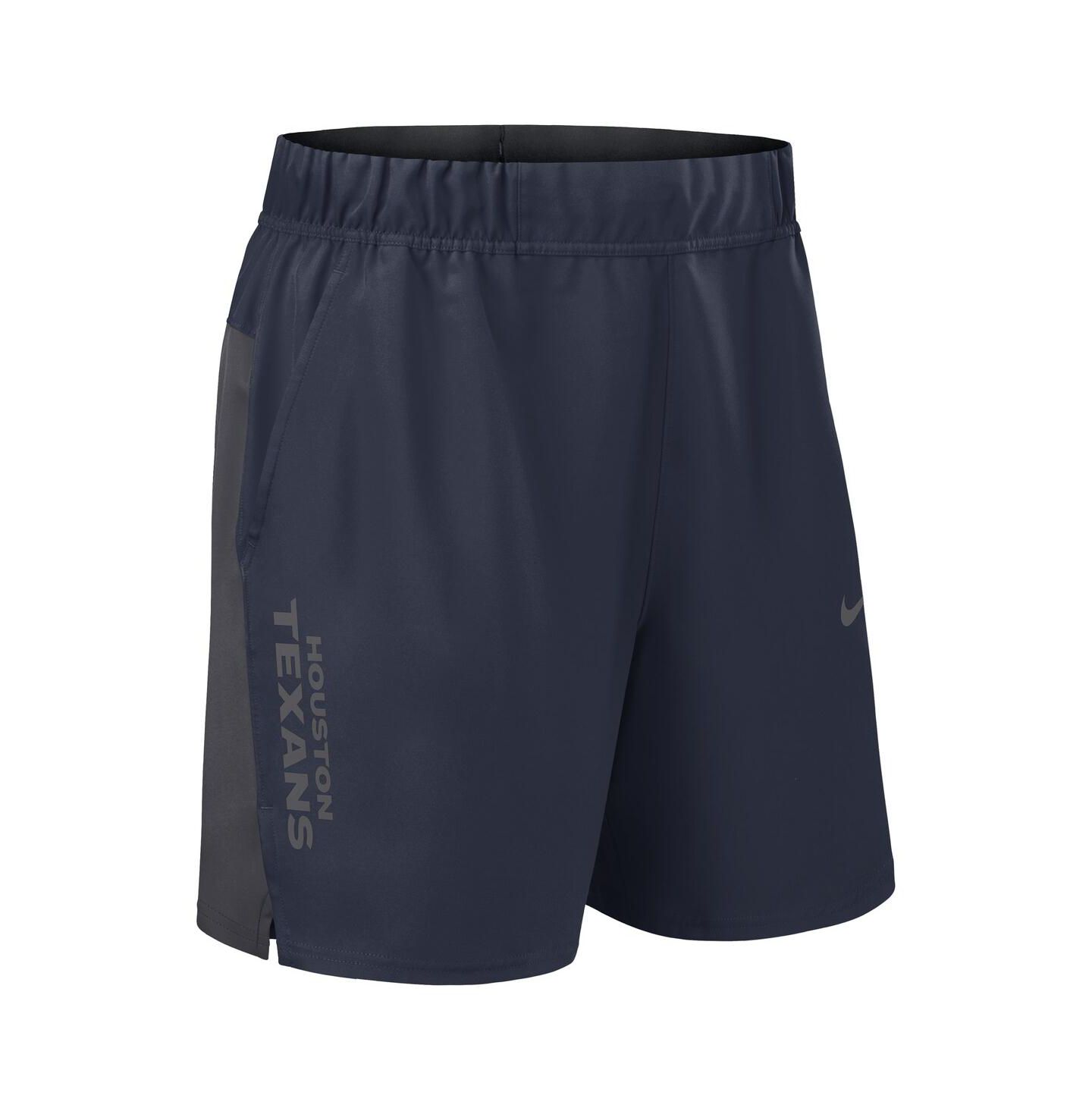 Мужские шорты Nike Navy Houston Texans Woven Victory Performance — фото 2