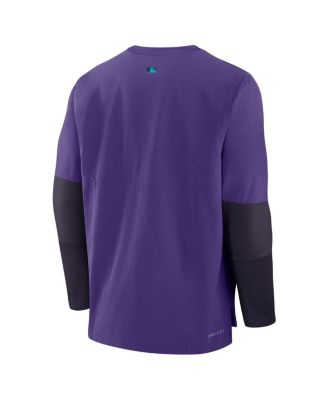 Men's Purple Arizona Diamondbacks 2025 City Connect Authentic Collection Lightweight Player Performance Long Sleeve T-Shirt
