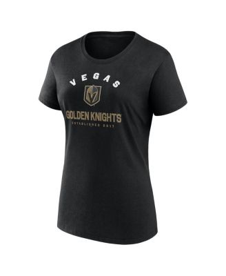 Women's Black Vegas Golden Knights Unrivaled T-Shirt