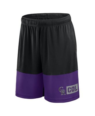 Men's Black Colorado Rockies Best of the Best Shorts