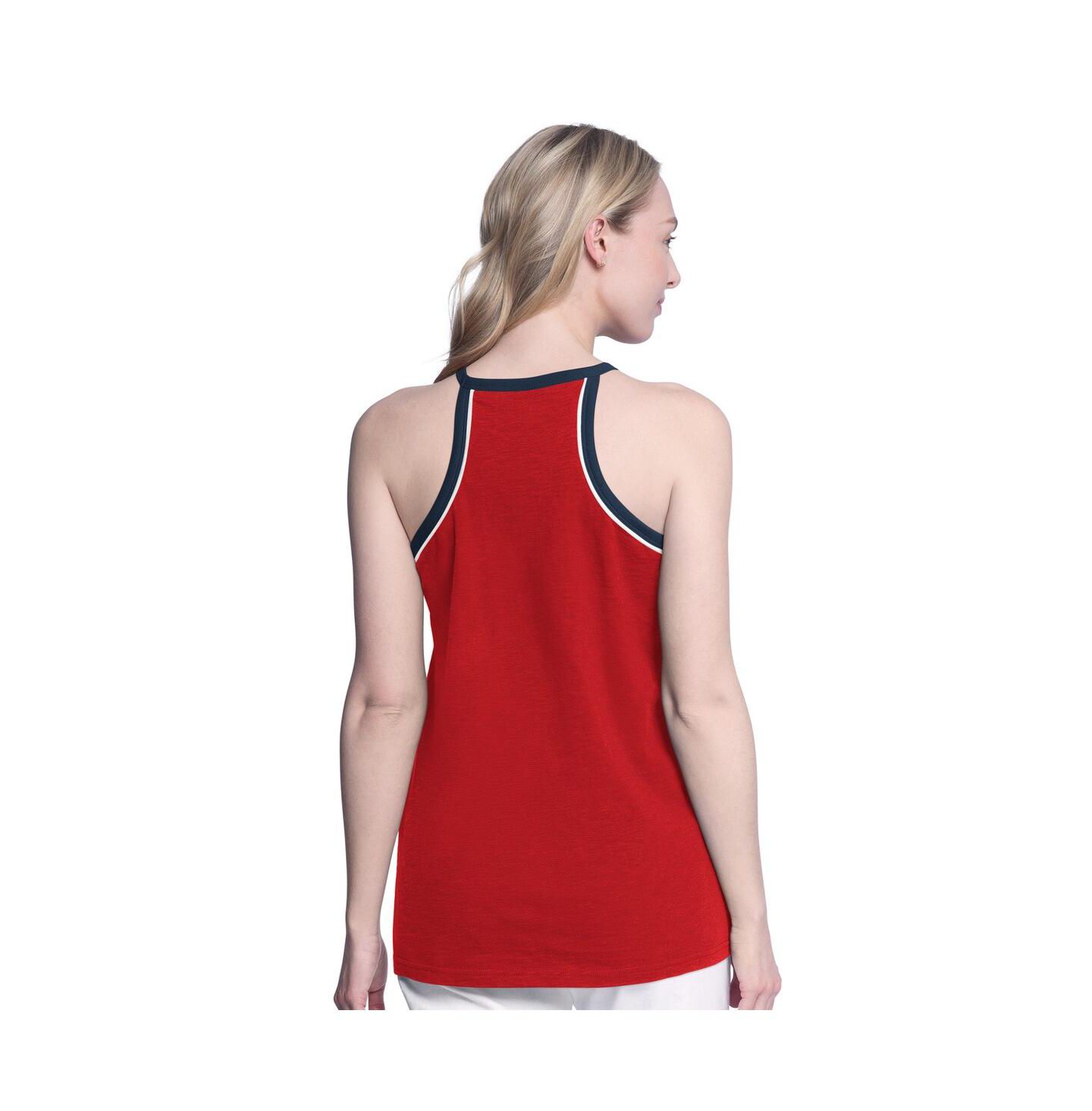 Женский топ G-III 4Her by Carl Banks Red St. Louis Cardinals Curveball Racerback — фото 2