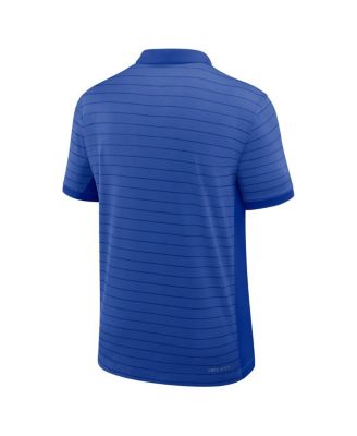Men's Royal Kentucky Wildcats 2025 Early Season Coaches Sideline Victory Stripe Performance Polo Shirt
