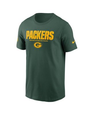Men's Green Green Bay Packers Sideline Performance T-Shirt