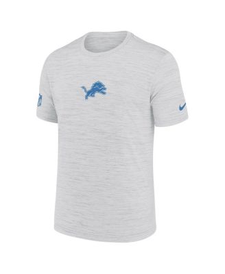 Men's Ash Detroit Lions Sideline Velocity Performance T-Shirt