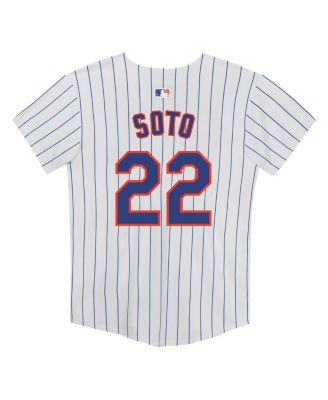 Little Boys and Girls Juan Soto White New York Mets Home Game Jersey