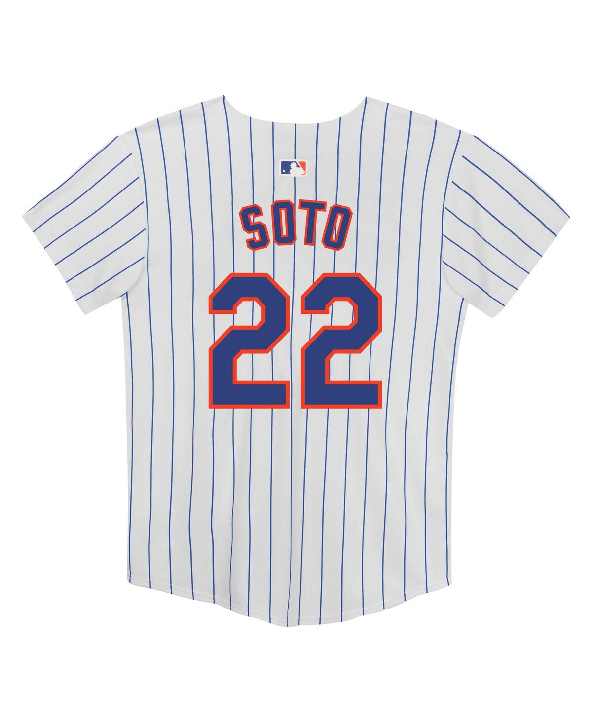 Nike Little Boys and Girls Juan Soto White New York Mets Home Game Jersey