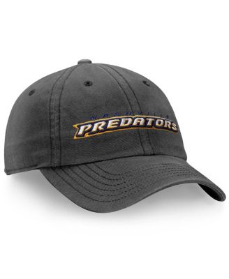 Men's Charcoal Nashville Predators Wordmark Core Fundamental Adjustable Hat