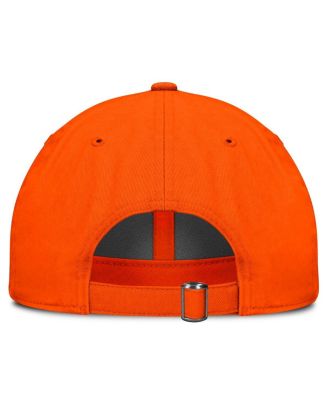 Men's Orange Clemson Tigers Team Logo Washed Adjustable Hat
