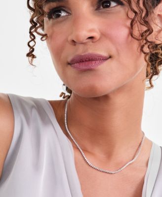 Diamond Tennis Necklace (3 ct. t.w.) in 14k White Gold or 14k Yellow Gold