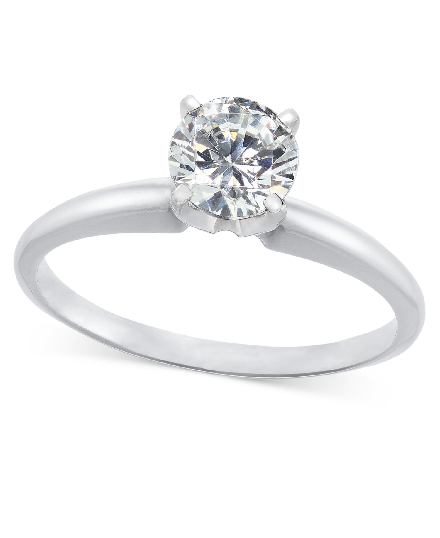 Diamond (1 ct. t.w.) Engagement Ring in 14K White, Yellow or Rose Gold