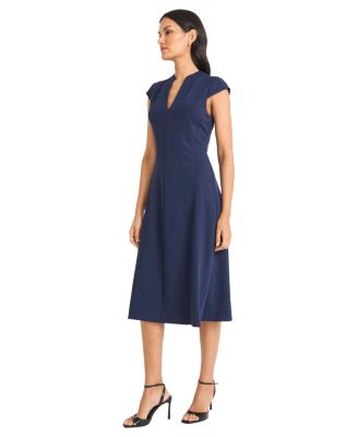 Women's Short-Sleeve Midi Dress