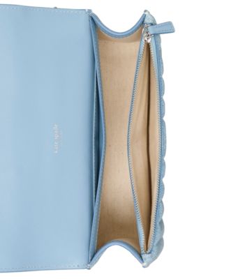 Deco Denim Chain Leather Shoulder Bag