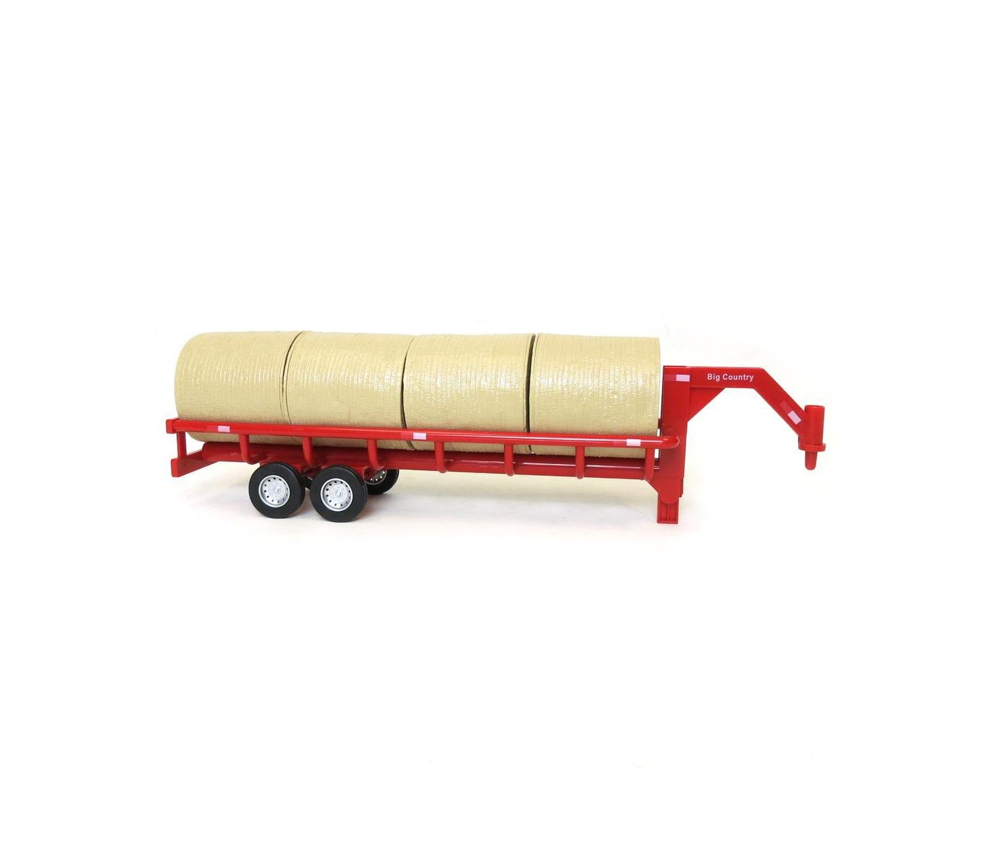 Детские игрушки Big Country Toys 1/20 Gooseneck Round Bale Trailer with 4 Round Bales — фото 2