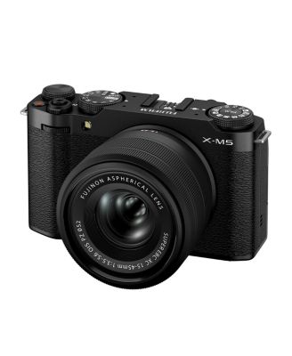 X-M5 Mirrorless Camera with XC 15-45mm f/3.5-5.6 OIS PZ Lens, Black