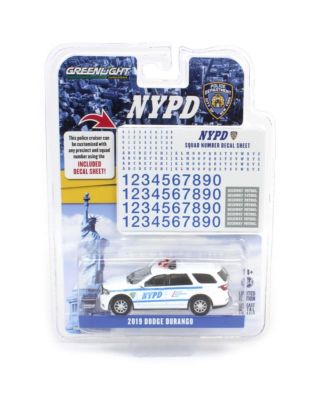 1/64 2019 NYPD Dodge Durango with Squad Number Decal Sheet Hobby
