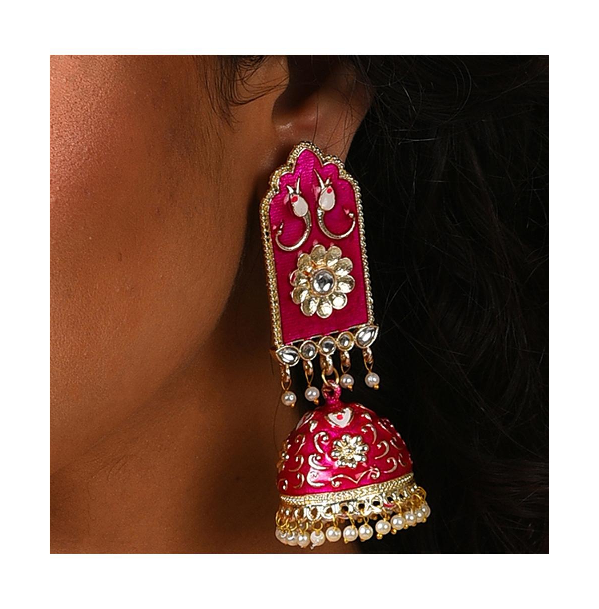 Sohi Floral Drop Earrings