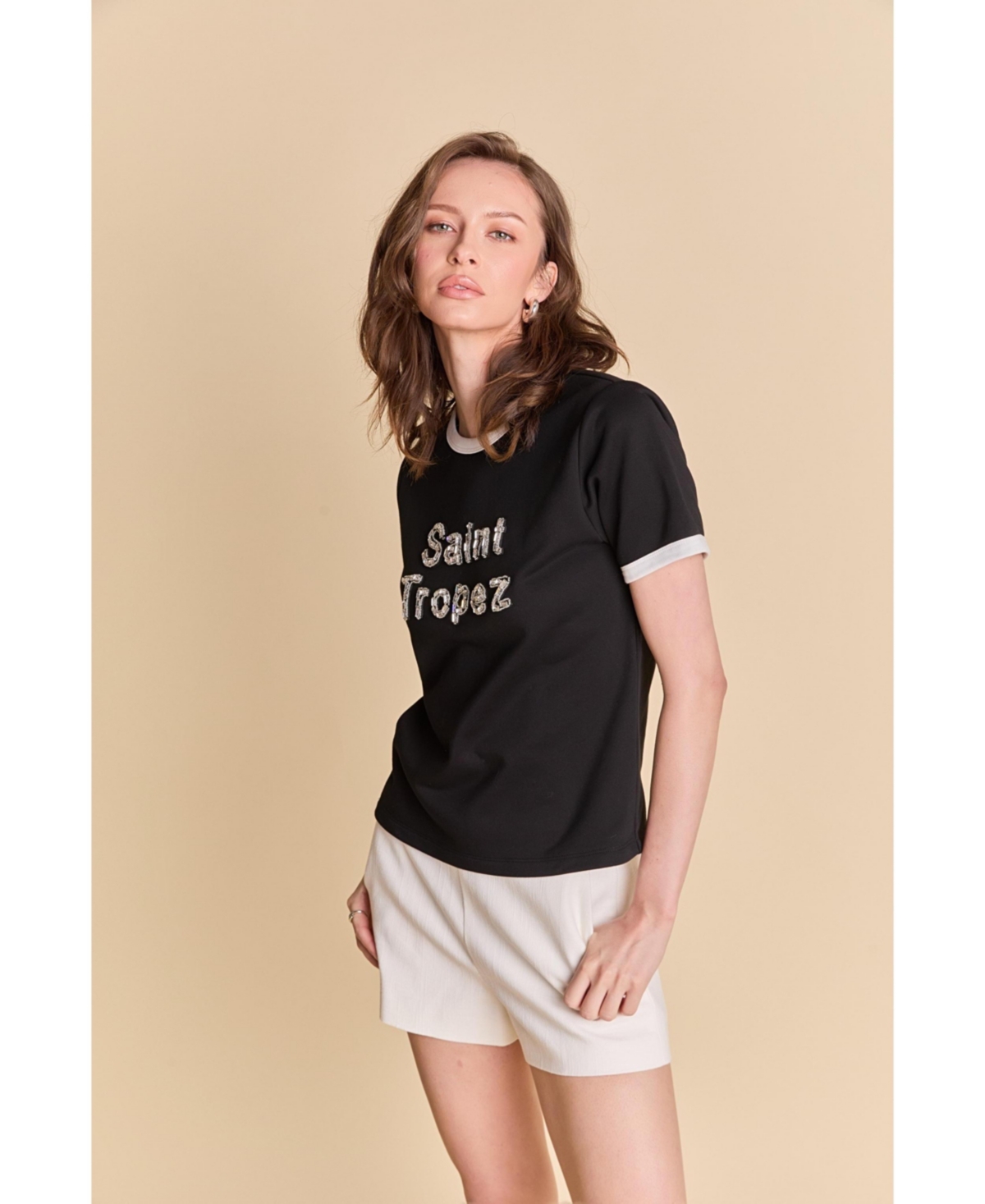 Women's Saint Tropez Tee - Black